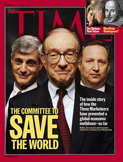 The Committee to Save the World, Time Magazine, 15 February 1999