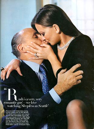 March 2007, Harper's Bazaar, Rudolph and Judith Nathan Giuliani pressin' face
