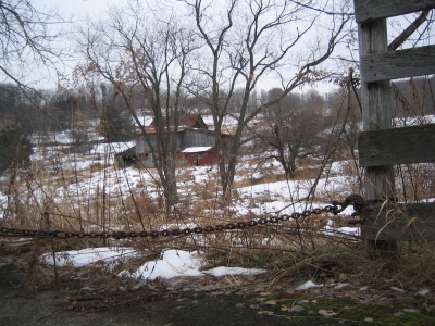 Pennsylvania farm in winter, Franklin Hill, Montrose, Pennsylvania, 30 December 2007