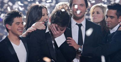 21 May 2008, David Cook wins American Idol