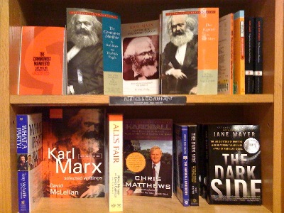 Marx display, Borders at 14th and H Streets, Washington, D.C., 19 May 2009