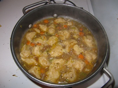 Boiling dumplings in soup, 28 July 2009