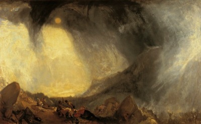 J. M. W. Turner, Snow Storm: Hannibal and his Army crossing the Alps, 1812, oil on canvas, Turner Bequest, Tate Britain, London