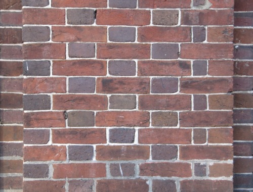 Bricks: pixilated clay, Mount Pleasant, Washington, D.C., 13 April 2012