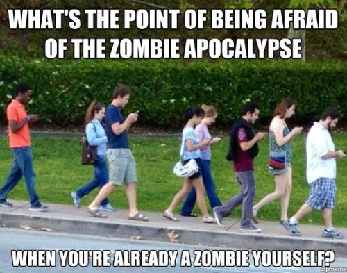 What's the Point of Being Afraid of the Zombie Apocalypse When You're Already a Zombie Yourself