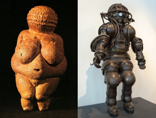 Venuses of Willendorf (30-27ky) and Marseilles (1882)